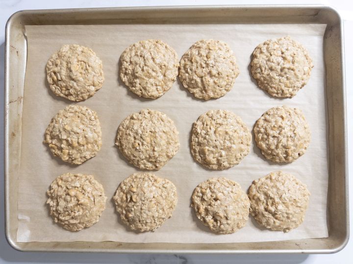 Step 6: Remove cookies from the oven and let rest on the cookie sheet