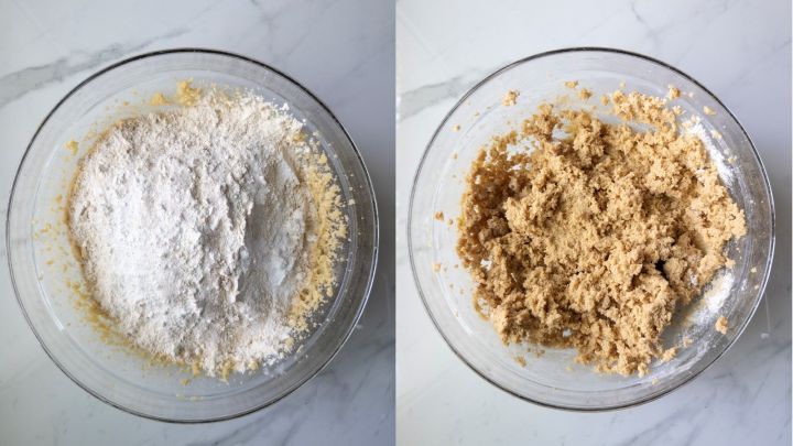 Fresh Milled Flour Chocolate Chip Cookies Step 4: Mix in dry ingredients