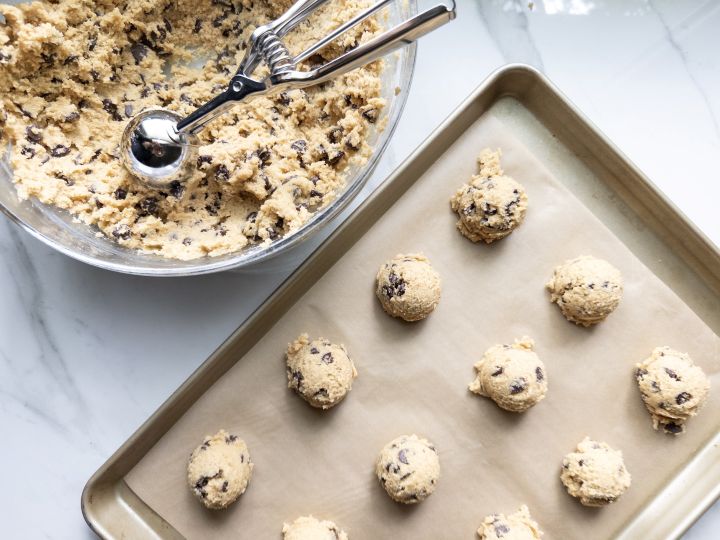 Fresh Milled Flour Chocolate Chip Cookies Step 5: Bake